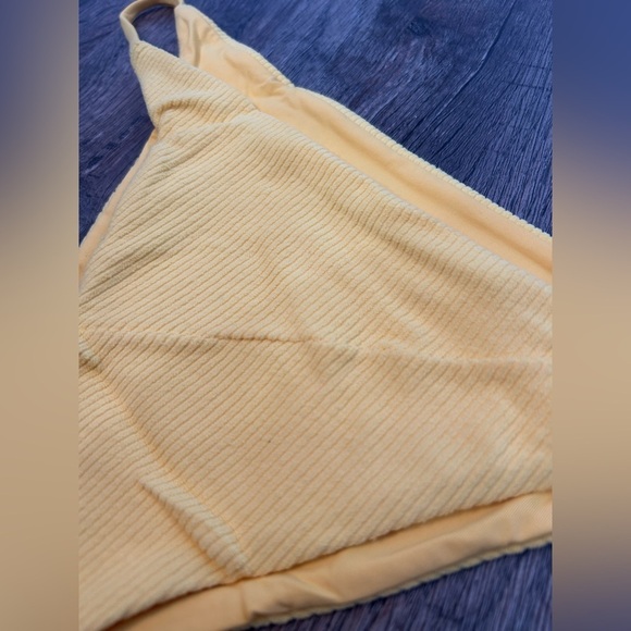 Toast Swim x Free People Signature Stitch Bottom Sunset Rib Bikini XL - Picture 4 of 8